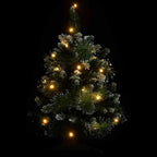 vidaXL Künstlicher Weihnachtsbaum mit Beleuchtung & Ständer Grün 60 cm