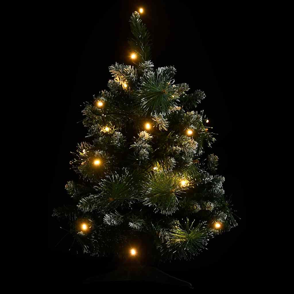 vidaXL Künstlicher Weihnachtsbaum mit Beleuchtung & Ständer Grün 60 cm