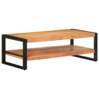 vidaXL Couchtisch 120x60x40 cm Akazie Massivholz