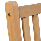 vidaXL Gartenstühle 8 Stk. mit Anthrazit Kissen Massivholz Teak