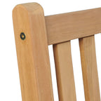 vidaXL Gartenstühle 8 Stk. Graue Karomuster-Kissen Massivholz Teak