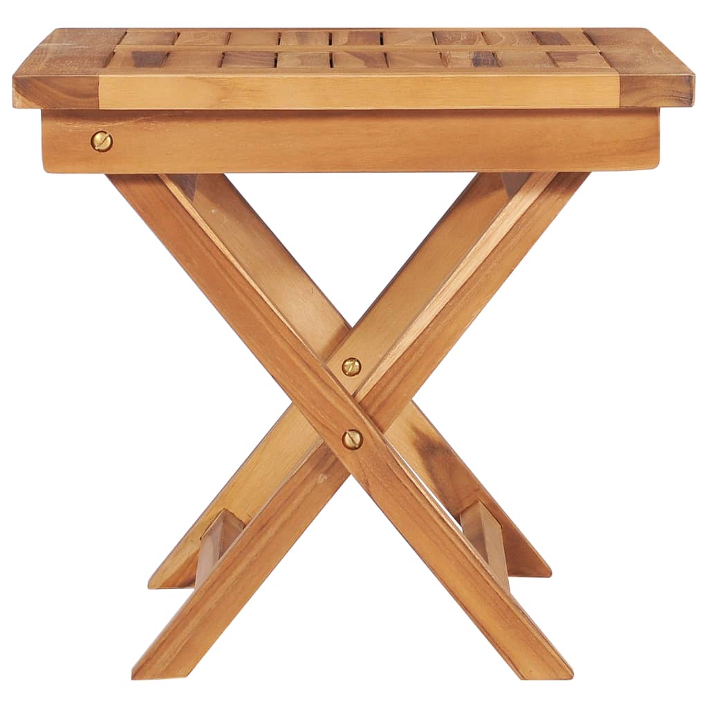 vidaXL Sonnenliegen 2 Stk. mit Tisch und Auflagen Massivholz Teak