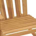 vidaXL Adirondack-Schaukelstühle 2 Stk. Massivholz Teak