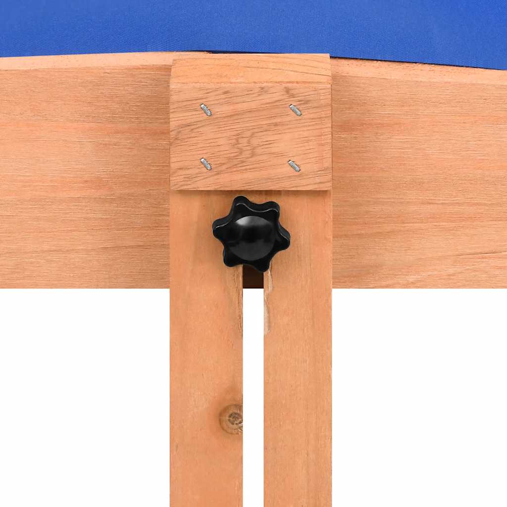 vidaXL Sandkasten mit Dach Tannenholz 112x112x112 cm
