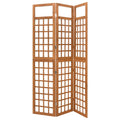 vidaXL Spalier/Paravent 3-teilig Massivholz Tanne 121x180,5 cm