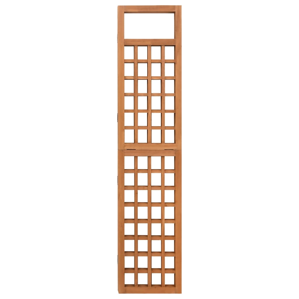 vidaXL Spalier/Paravent 3-teilig Massivholz Tanne 121x180,5 cm