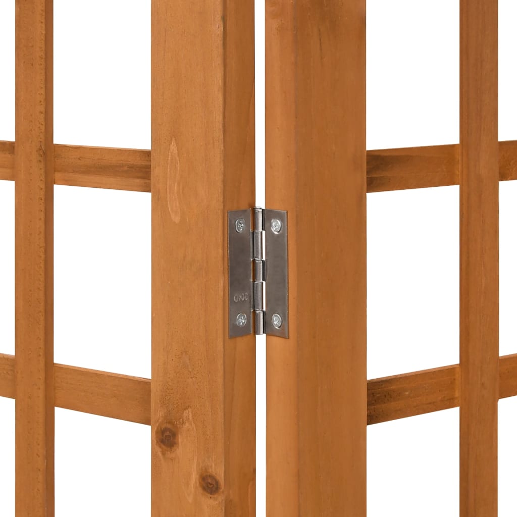 vidaXL Spalier/Paravent 3-teilig Massivholz Tanne 121x180,5 cm