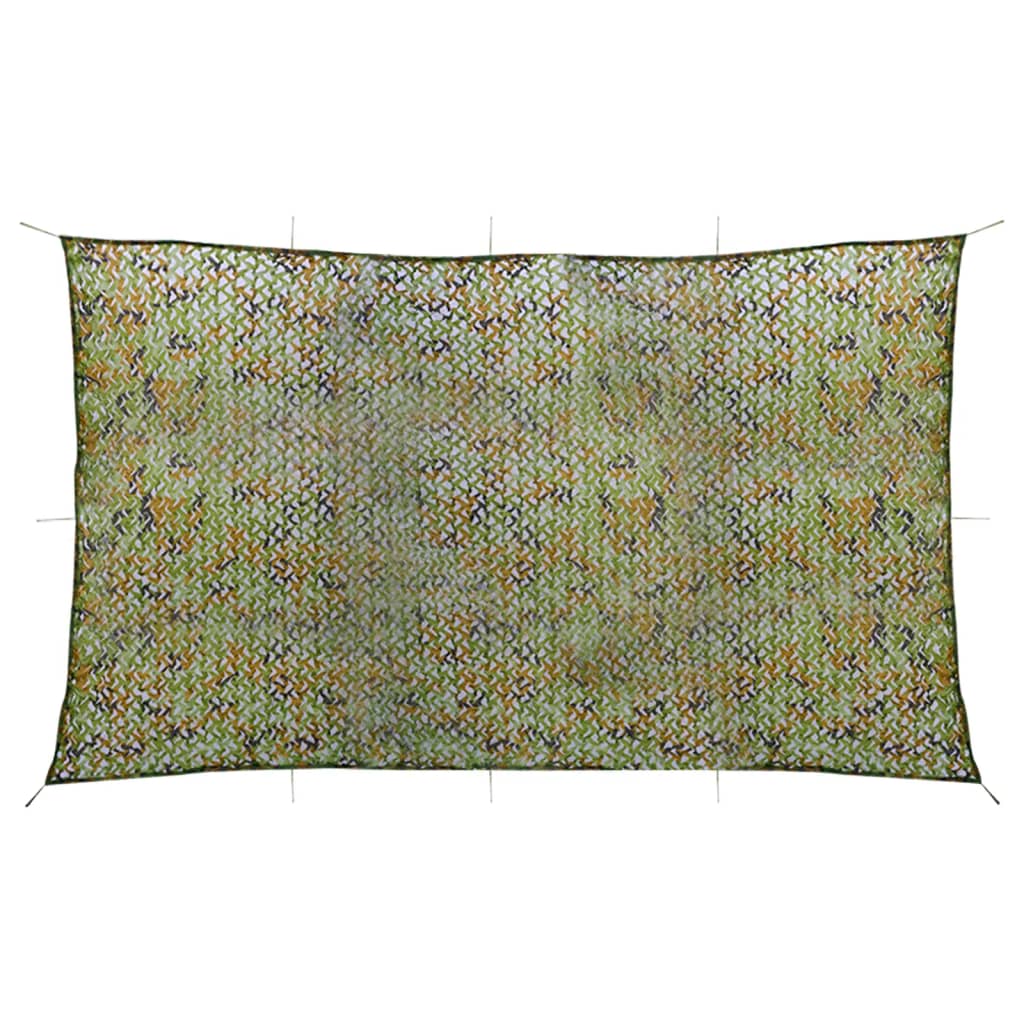 vidaXL Tarnnetz mit Aufbewahrungstasche 1,5x5 m Grün
