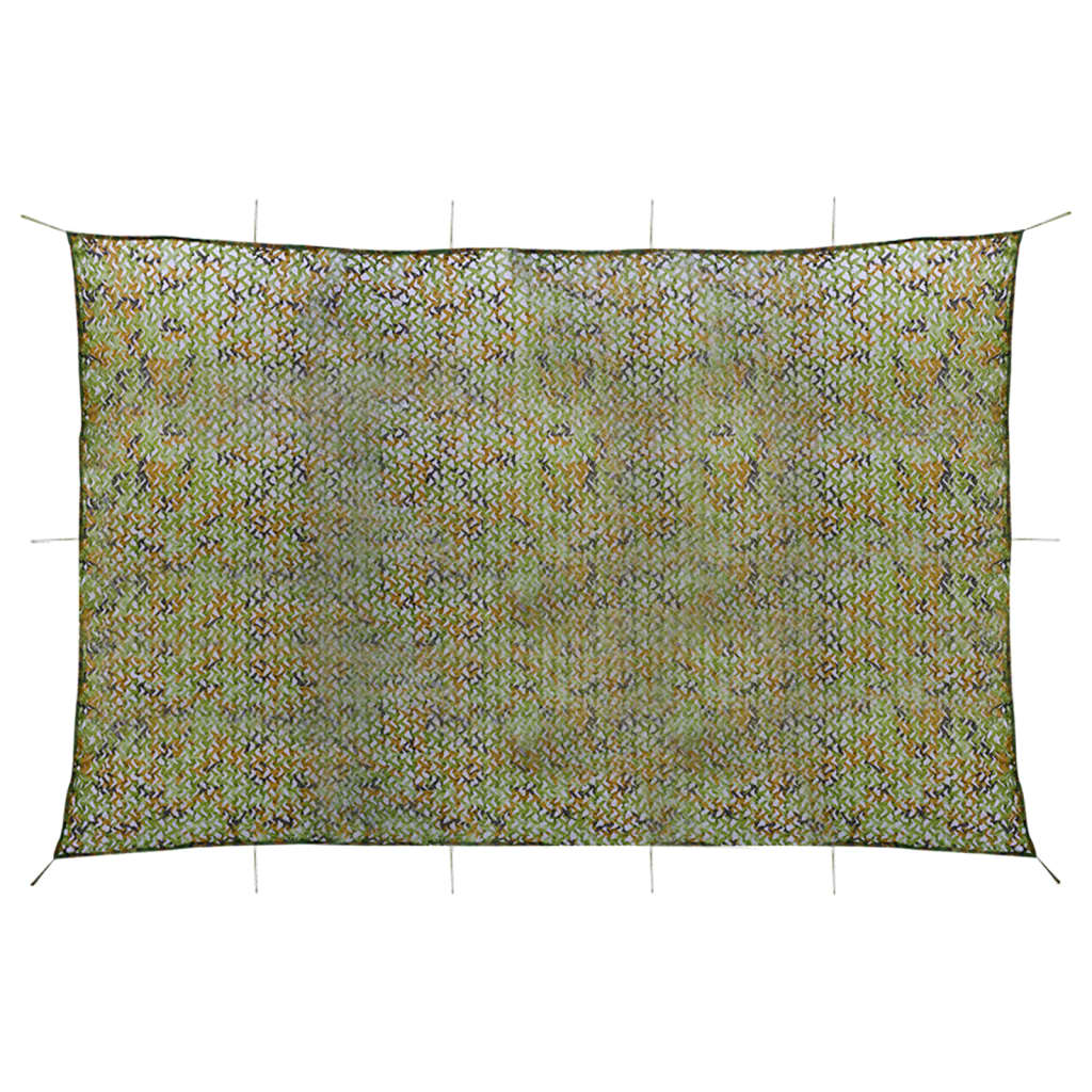 vidaXL Tarnnetz mit Aufbewahrungstasche 1,5x5 m Grün