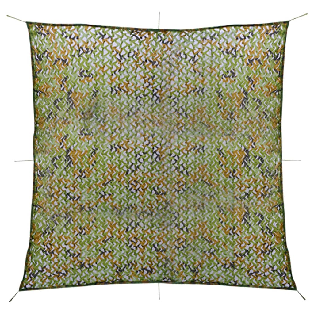 vidaXL Tarnnetz mit Aufbewahrungstasche 1,5x5 m Grün