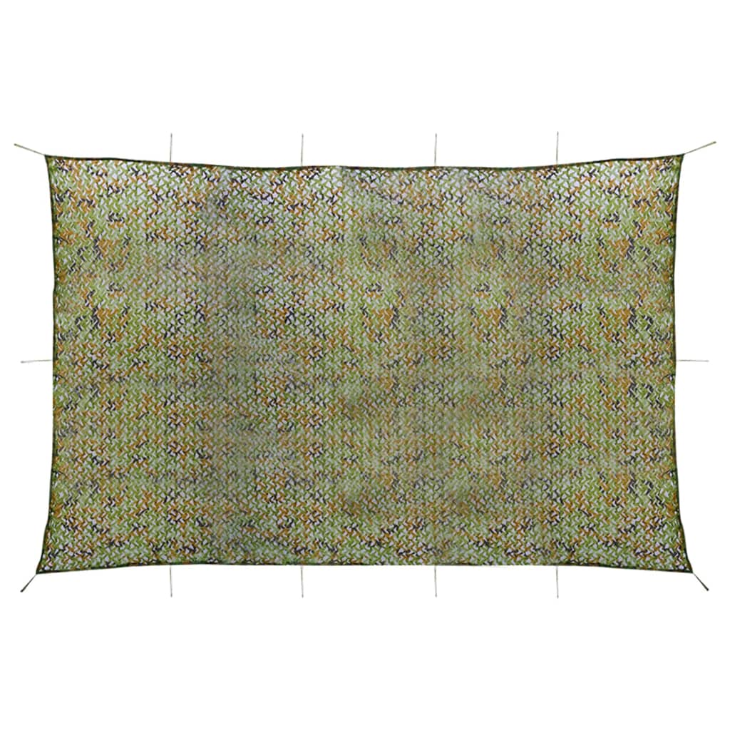 vidaXL Tarnnetz mit Aufbewahrungstasche 1,5x5 m Grün