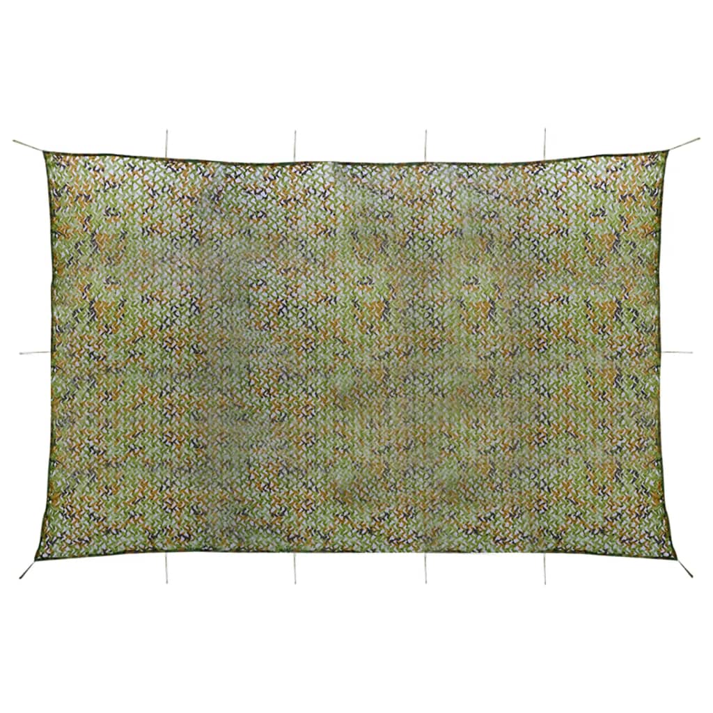 vidaXL Tarnnetz mit Aufbewahrungstasche 1,5x5 m Grün
