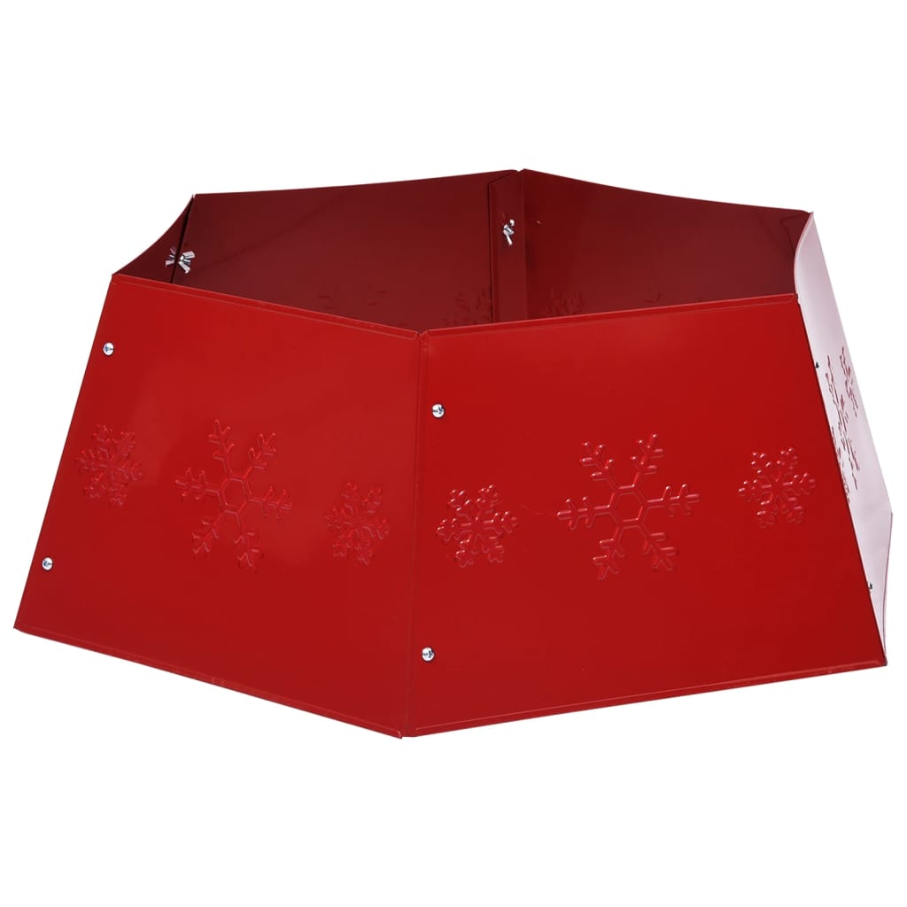 vidaXL Weihnachtsbaumrock Rot Ø68x25 cm