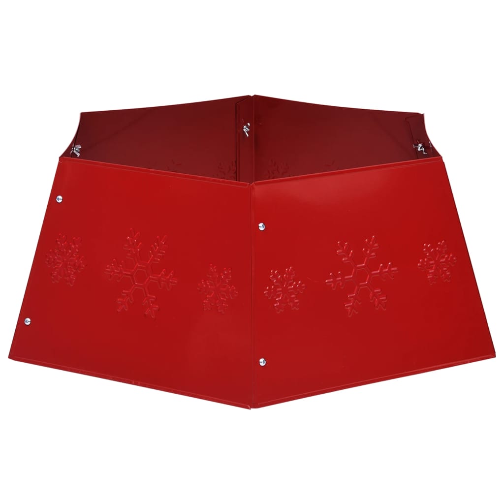 vidaXL Weihnachtsbaumrock Rot Ø68x25 cm