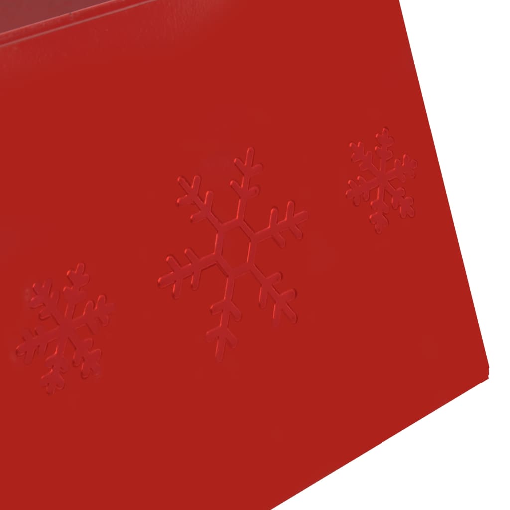 vidaXL Weihnachtsbaumrock Rot Ø68x25 cm