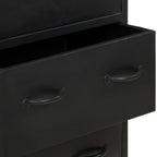 vidaXL Sideboard mit 6 Schubladen Raues Mangoholz