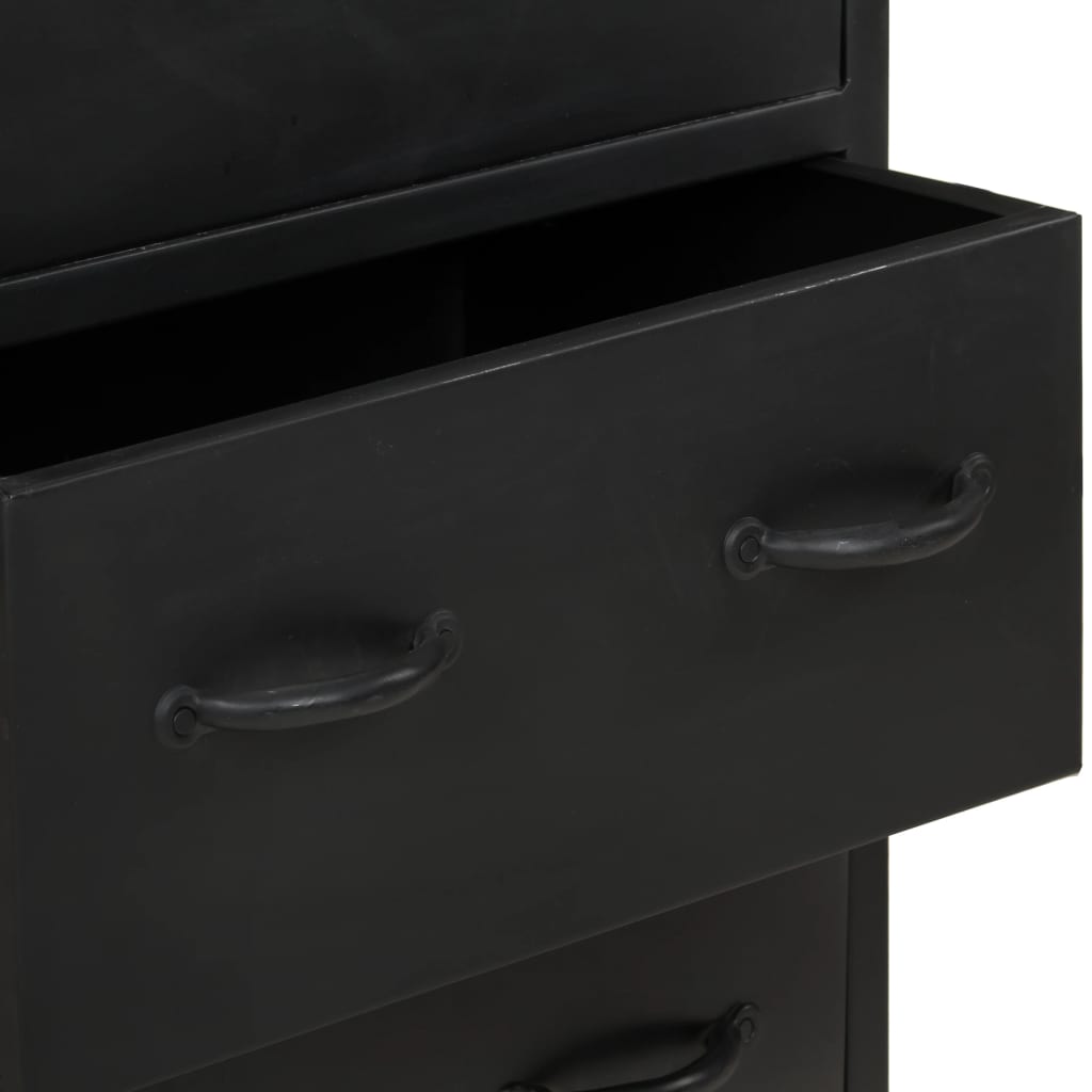 vidaXL Sideboard mit 6 Schubladen Raues Mangoholz