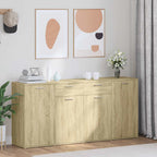 vidaXL Sideboard Sonoma-Eiche 160x36x75 cm Holzwerkstoff