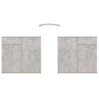 vidaXL Sideboard Betongrau 160x36x75 cm Holzwerkstoff
