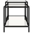 vidaXL Beistelltische 2 Stk. Hartglas Transparent