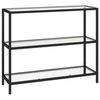 vidaXL Regal Transparent 100x36x90 cm Gehärtetes Glas