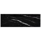 vidaXL Regal Transparent und Marmor 100x36x90 cm Gehärtetes Glas