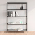 vidaXL Regal Marmor und Transparent 100x36x168 cm Gehärtetes Glas