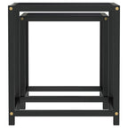 vidaXL Beistelltische 2 Stk. MDF Schwarz