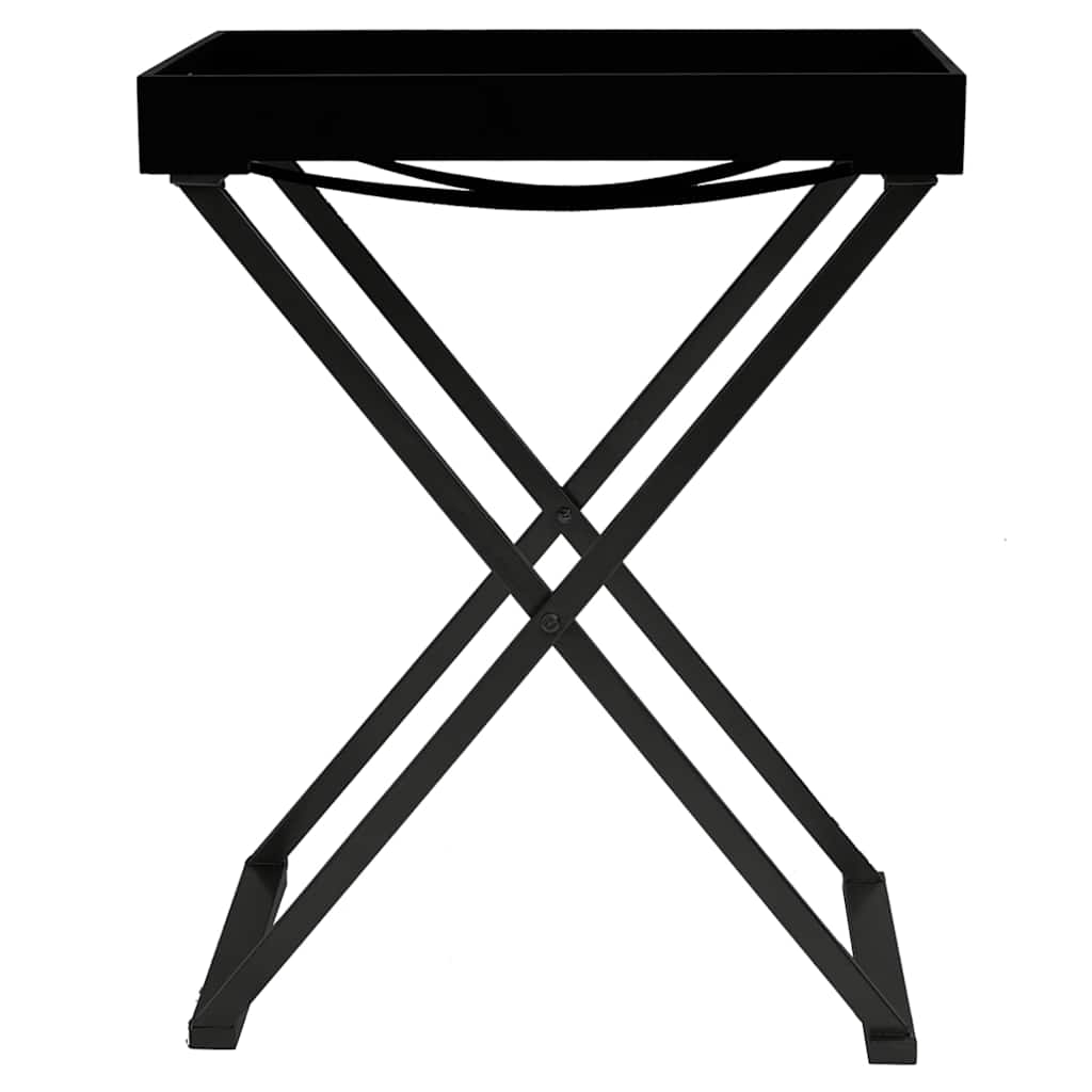 vidaXL Klapptisch Schwarz 48x34x61 cm MDF