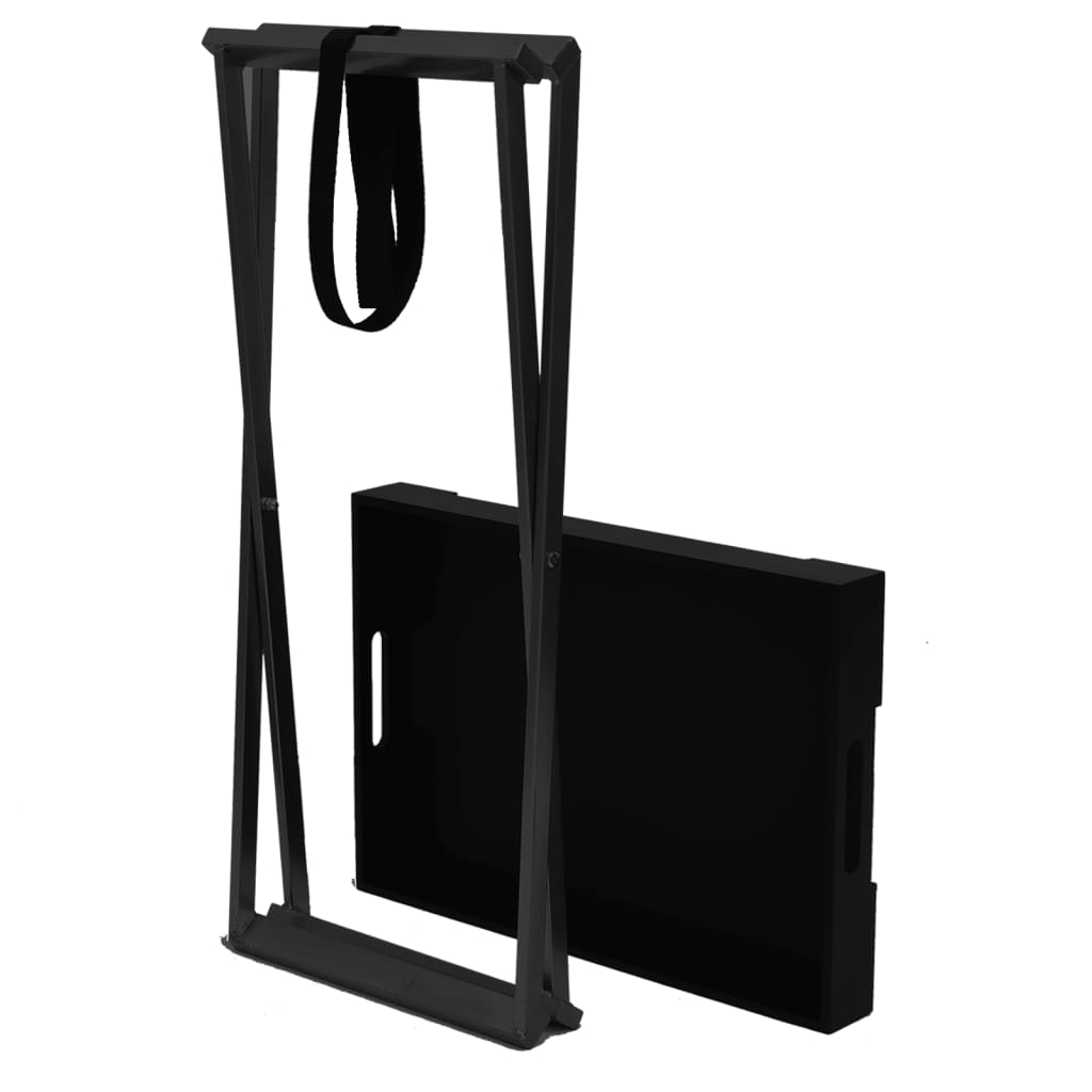 vidaXL Klapptisch Schwarz 48x34x61 cm MDF