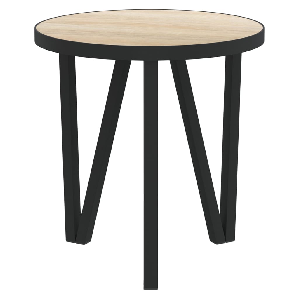 vidaXL Beistelltisch Sonoma-Eiche Ø35 cm MDF