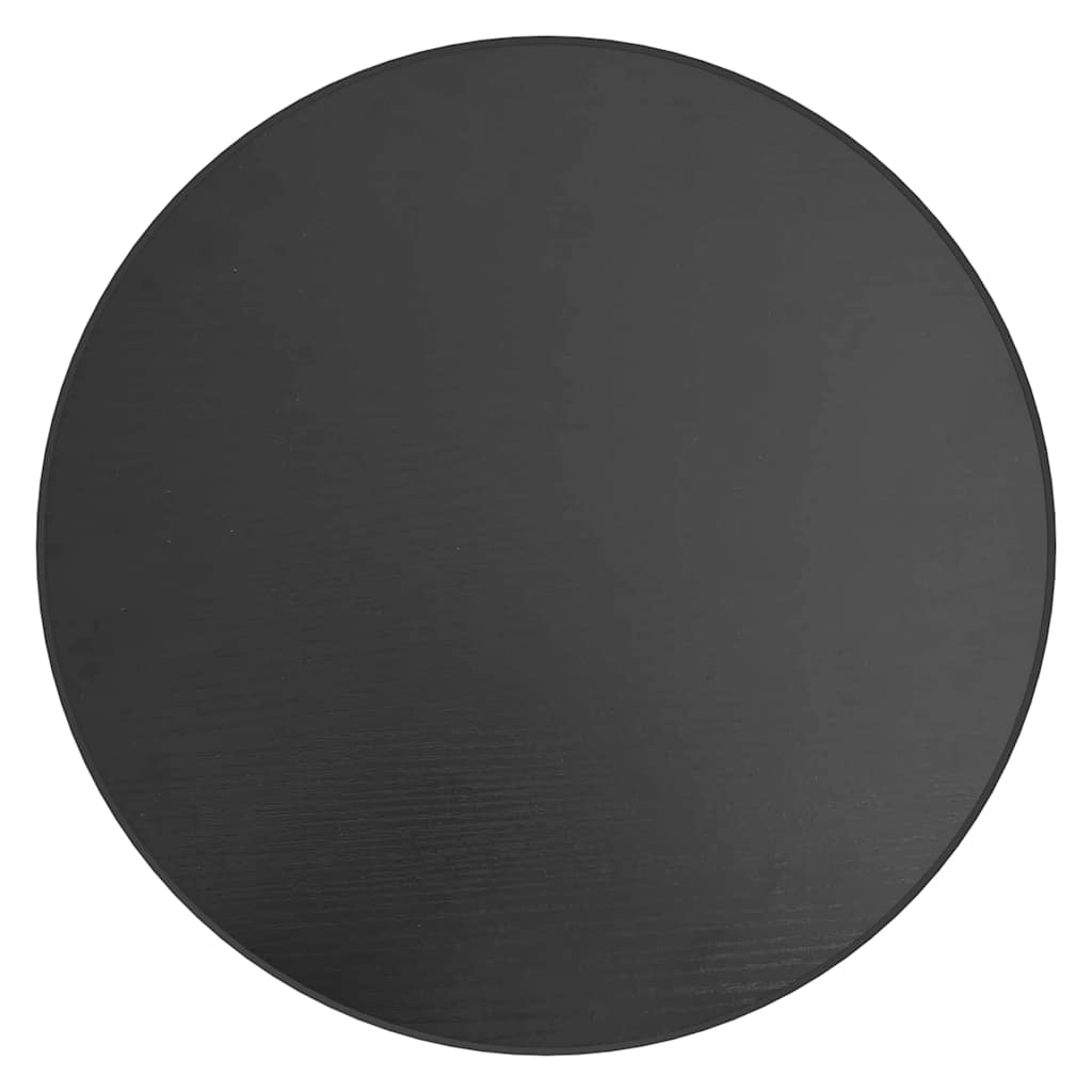 vidaXL Beistelltisch Schwarz Ø35 cm MDF