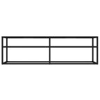 vidaXL TV-Schrank Transparent 140x40x40,5 cm Hartglas