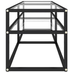 vidaXL TV-Schrank Transparent 140x40x40,5 cm Hartglas