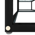 vidaXL TV-Schrank Weiß Marmor-Optik 140x40x40,5 cm Hartglas
