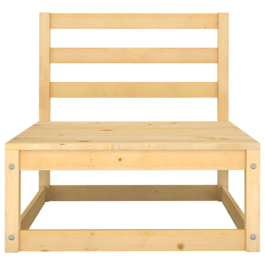 vidaXL 3-tlg. Garten-Lounge-Set Massivholz Kiefer