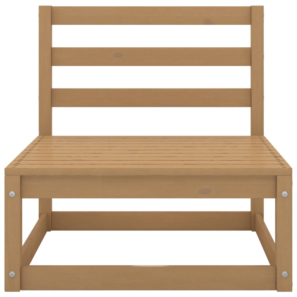 vidaXL 3-tlg. Garten-Lounge-Set Honigbraun Massivholz Kiefer