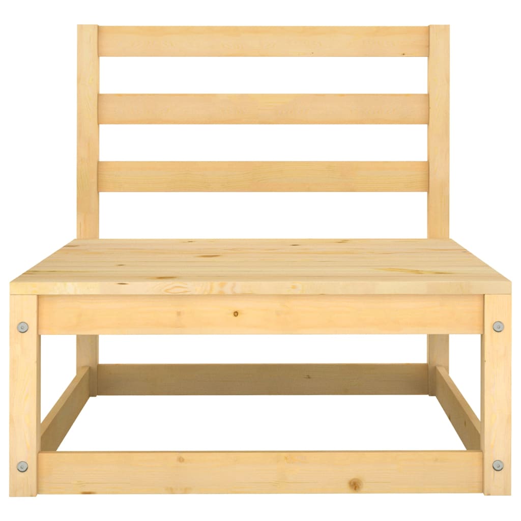 vidaXL Outdoor-Sofa 4-Sitzer Massivholz Kiefer