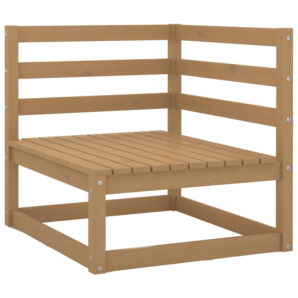 vidaXL 9-tlg. Garten Lounge Set Honigbraun Massivholz Kiefer