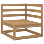 vidaXL 9-tlg. Garten Lounge Set Honigbraun Massivholz Kiefer