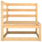 vidaXL 11-tlg. Garten-Lounge-Set Massivholz Kiefer