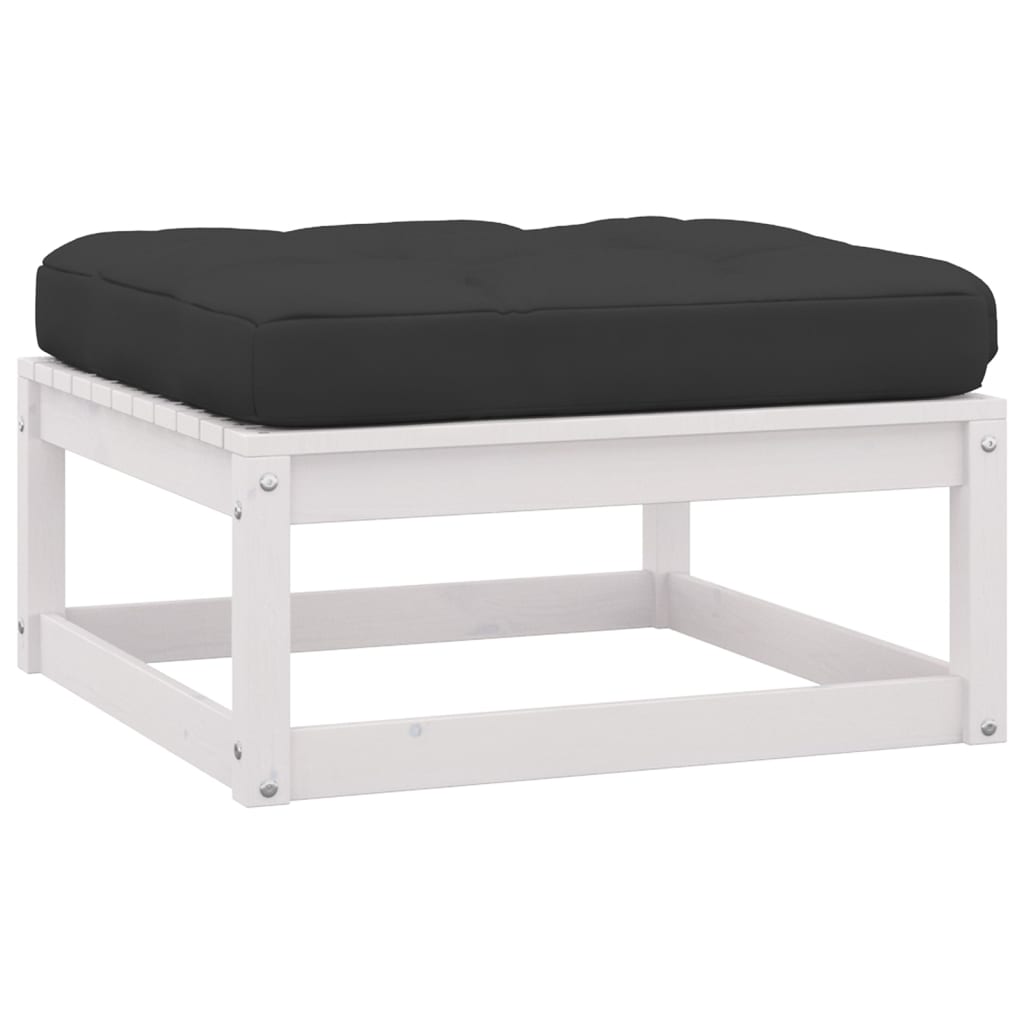 vidaXL 3-tlg. Garten-Lounge-Set mit Kissen Massivholz Kiefer