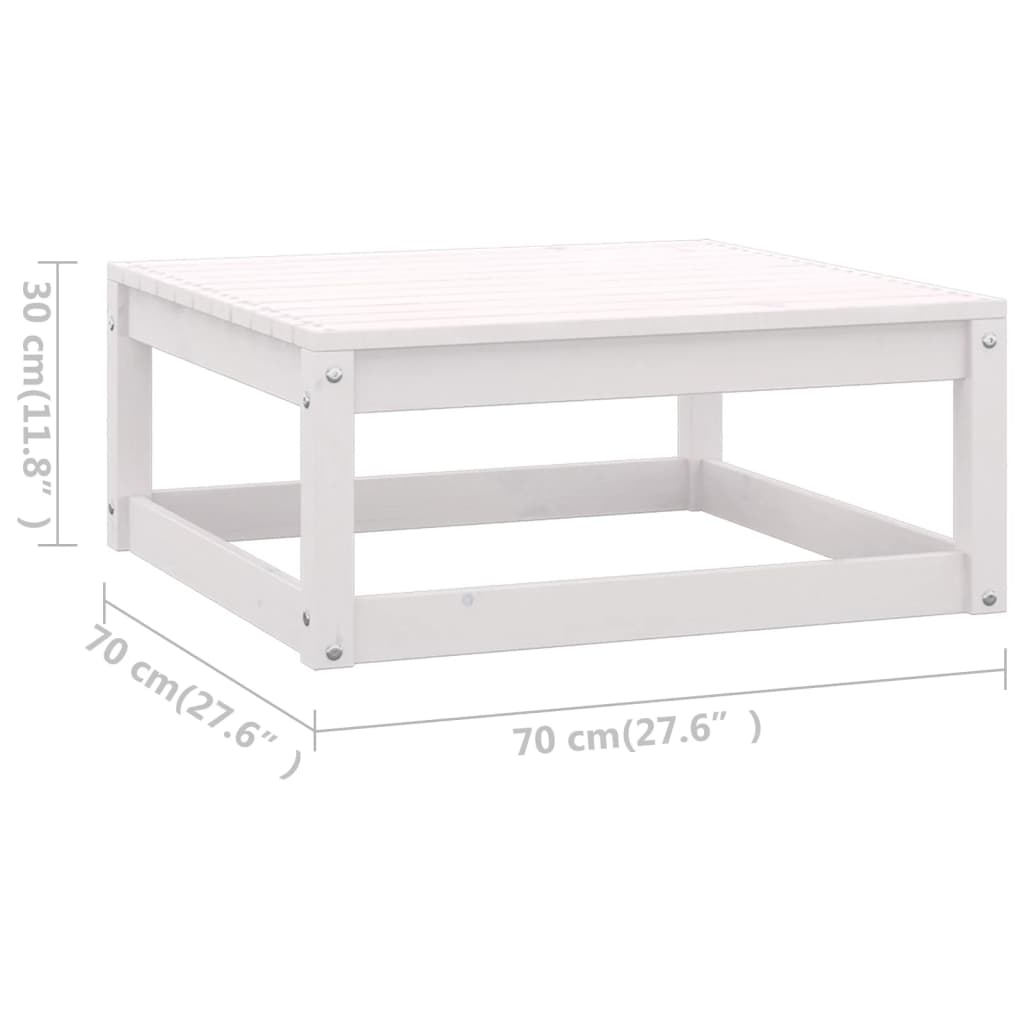 vidaXL 3-tlg. Garten-Lounge-Set mit Kissen Massivholz Kiefer