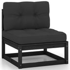 vidaXL 6-tlg. Garten-Lounge-Set mit Kissen Massivholz Kiefer