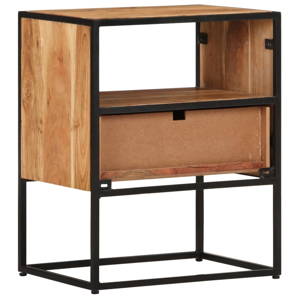 vidaXL Nachttisch 40x30x50 cm Massivholz Akazie