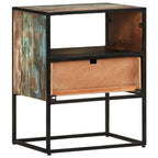 vidaXL Nachttisch 40x30x50 cm Altholz Massiv