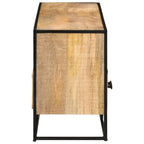 vidaXL TV-Schrank 110x30x45 cm Raues Mangoholz