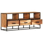 vidaXL TV-Schrank 110x30x45 cm Massivholz Akazie
