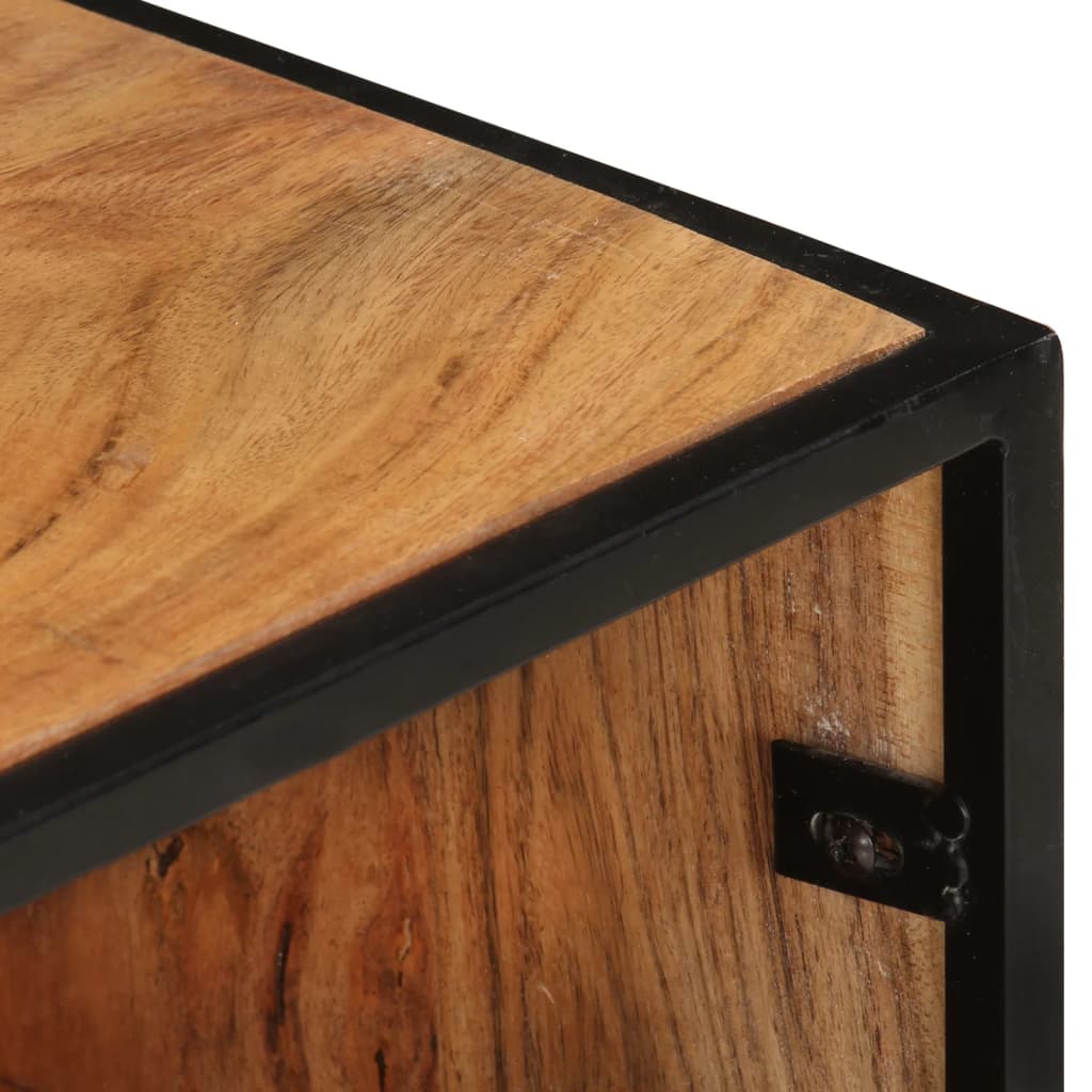 vidaXL TV-Schrank 110x30x45 cm Massivholz Akazie