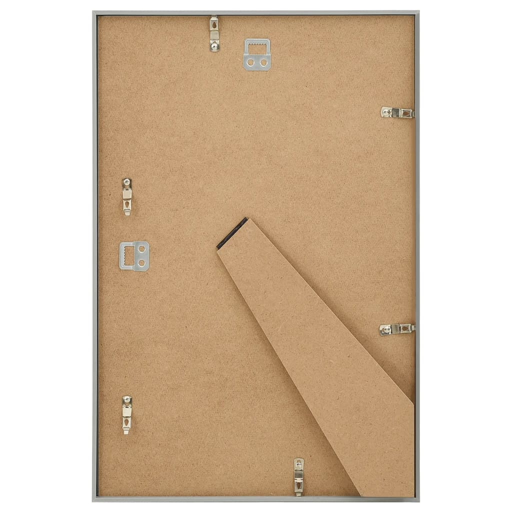 vidaXL Bilderrahmen Collage 5 Stk. für Wand Tisch Silbern 70x90 cm MDF